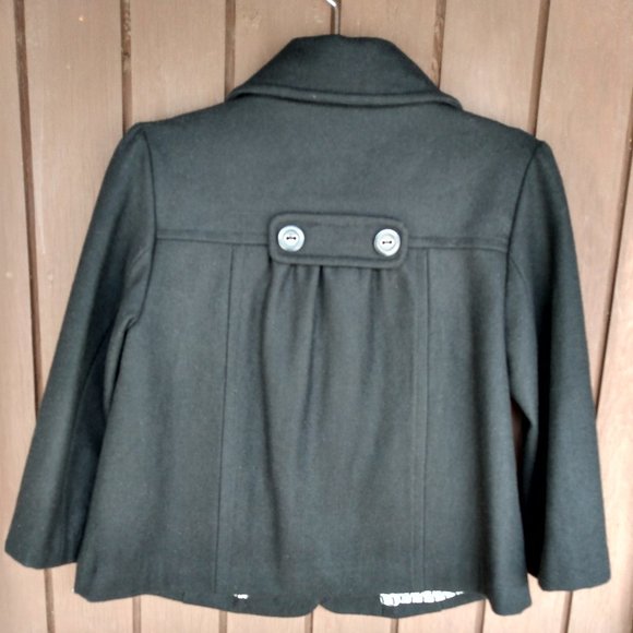 🌎Tulle || Black Wool Blend Coat - Picture 2 of 8